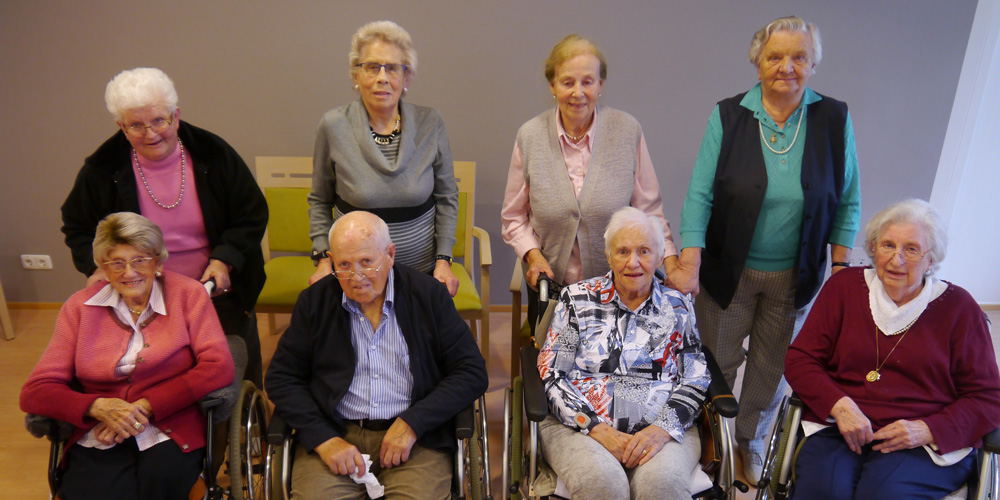 Bewohnerbeirat Gruppenaufnahme der Beitratsmitglieder.